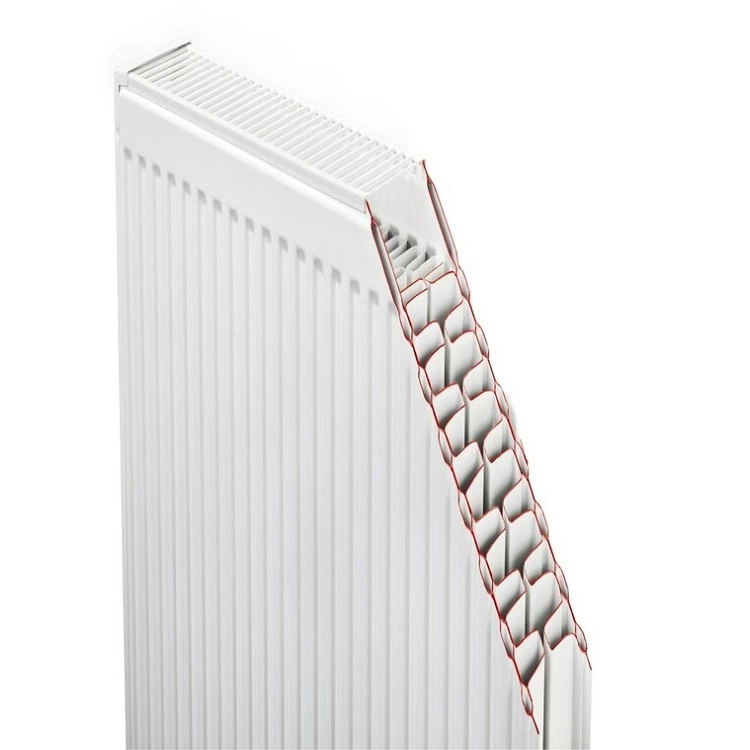 Panel útil más radiador.